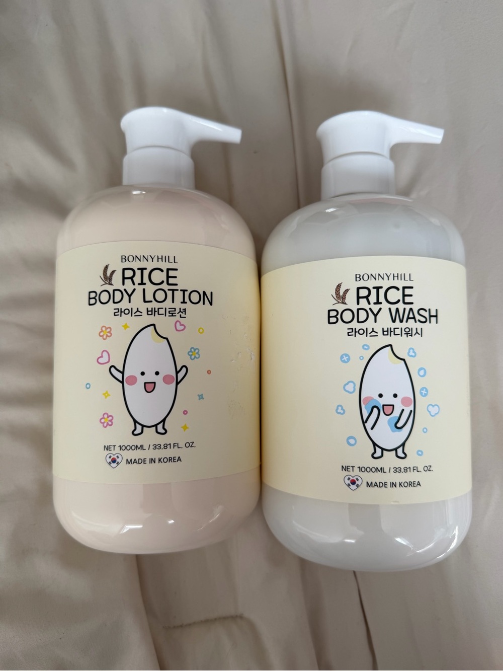 BONNYHILL Rice Body Wash & Lotion Set 33.81oz